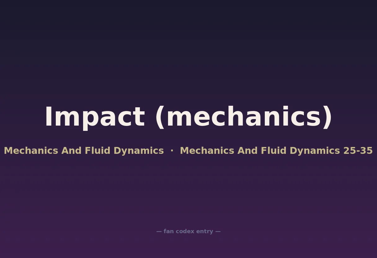 Impact (mechanics)